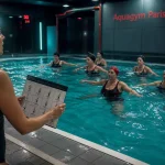 Paris aquagym en piscine municipale à Paris