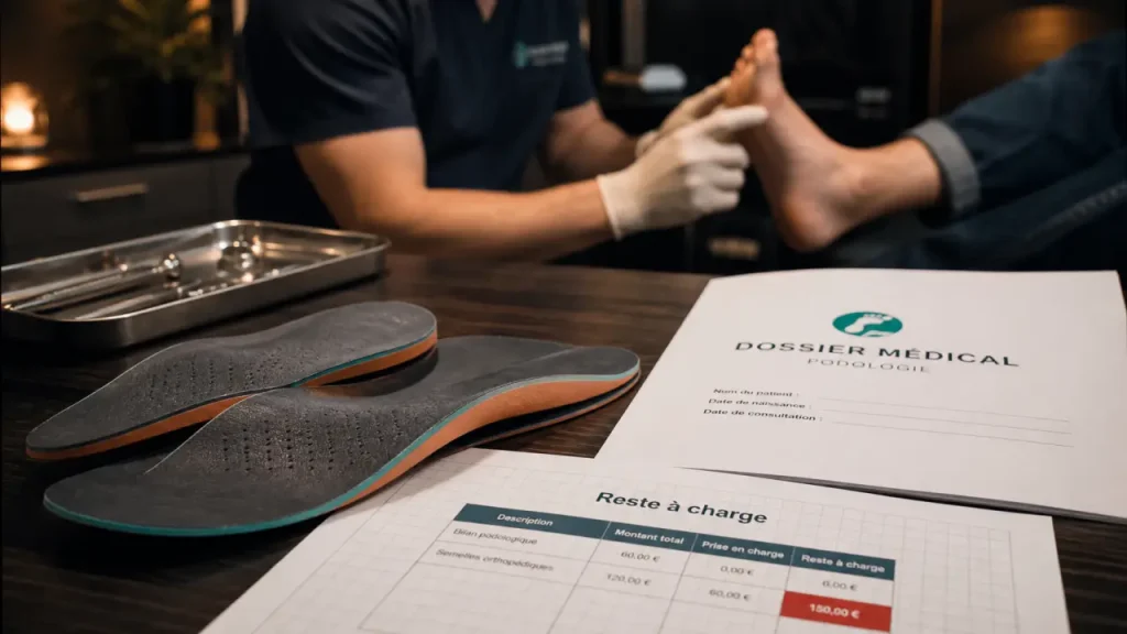 Semelles orthopédiques sur mesure : prix, remboursement et reste à charge réel