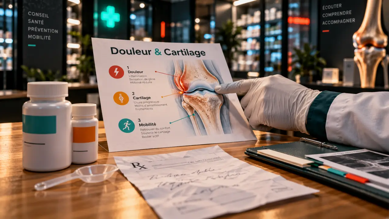 Médicament pour les articulations et le cartilage : soulager la douleur