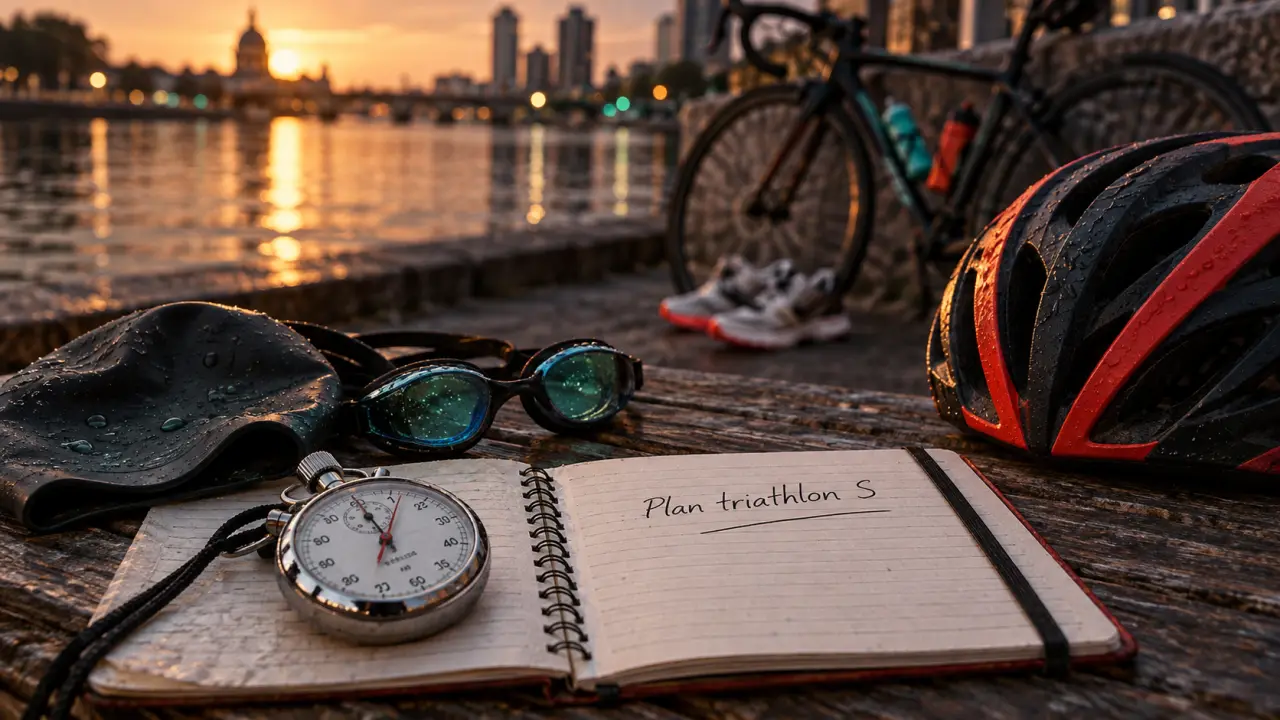 Plan entrainement triathlon s : 8 semaines, chronomètre et matériel