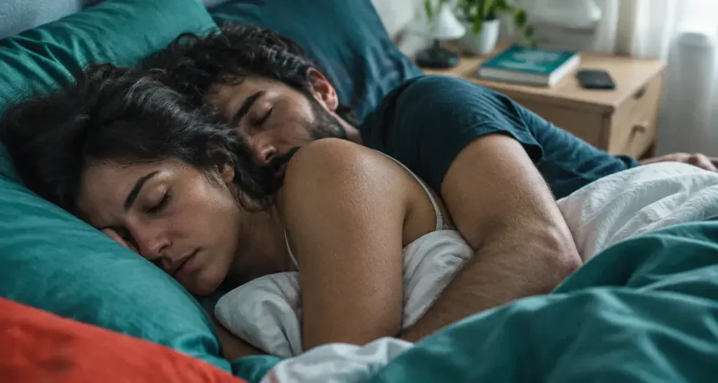 Dormir en position cuillère rapproche, à condition de préserver son confort